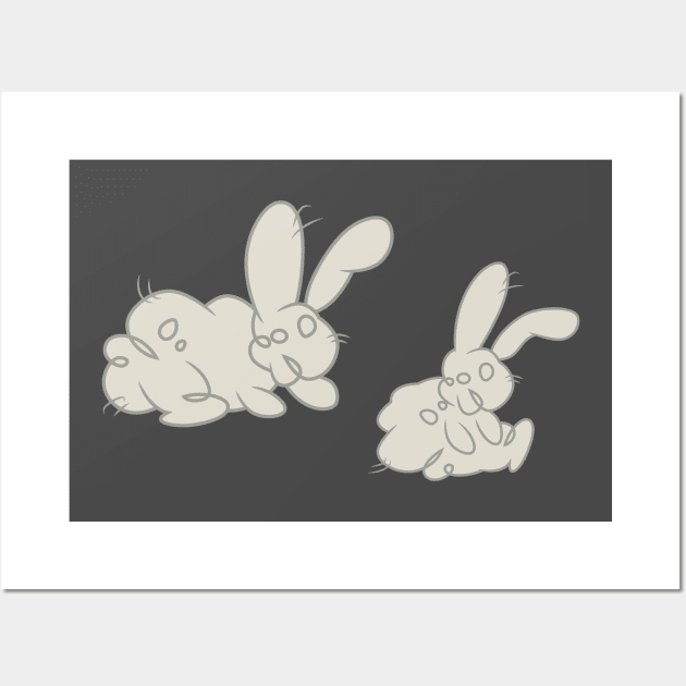 Dust Bunnies Wall Art by CloudyGlow